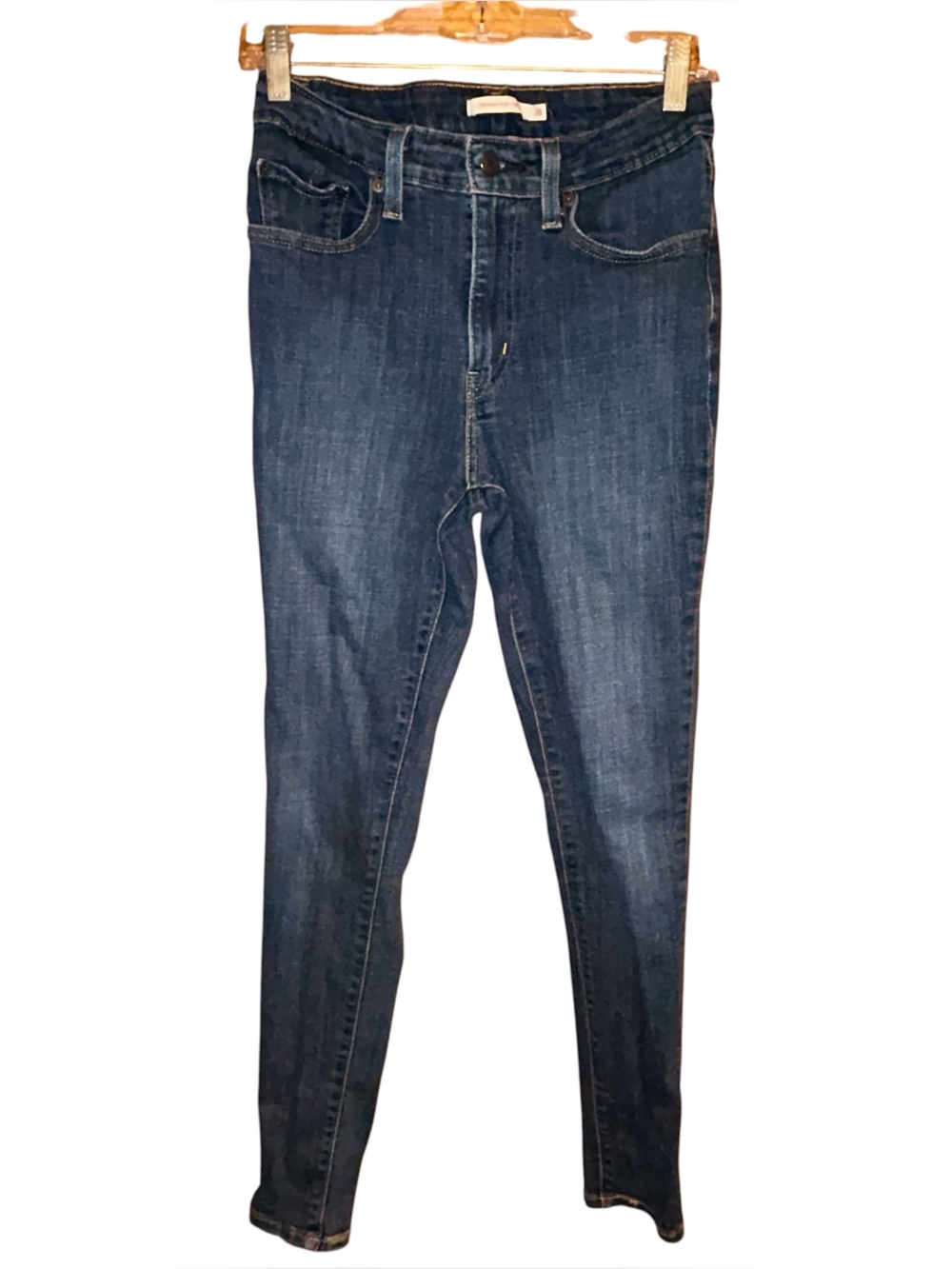 Levi’s 721 High Rise Skinny Jeans‎ Dark Wash Stretch Denim Women’s Size 28
